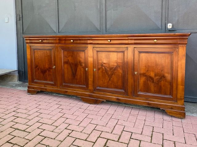 Charles X Sideboard in Cherry with 4 Doors