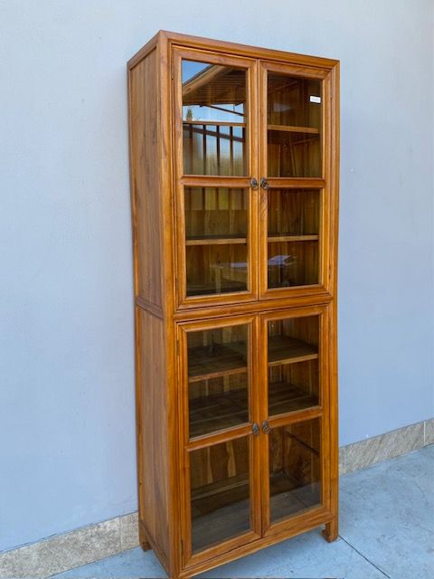 Teak Wood Bookcase.