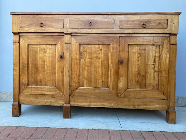 Cherry Wood Sideboard with 3 Doors