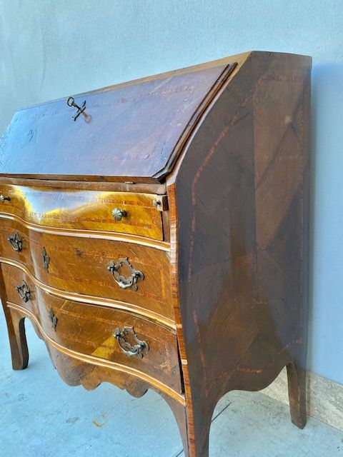 Louis XIV Walnut Veneer Flap - Restored (in progress)_car 3190 - Foto 4