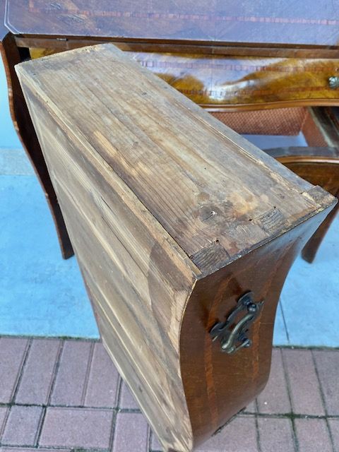 Louis XIV Walnut Veneer Flap - Restored (in progress)_car 3190 - Foto 5