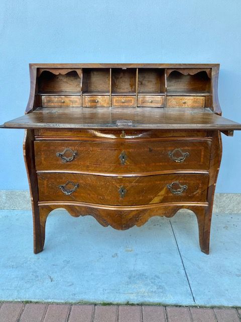 Louis XIV Walnut Veneer Flap - Restored (in progress)_car 3190 - Foto 6