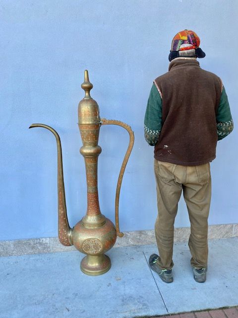 Pitcher of Islamic Taste in Brass_Conserved_car 3201 - Foto 2