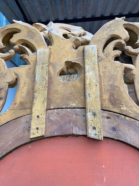 Important Cartouche Mirror - Restored (in progress)_car 3195 - Foto 10