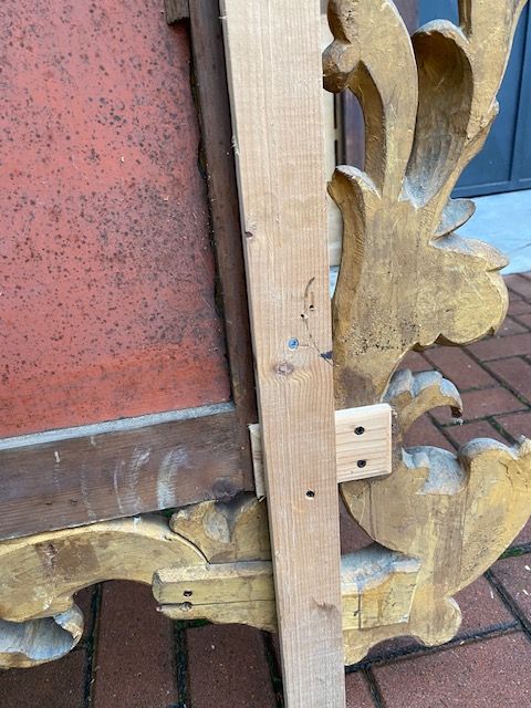 Important Cartouche Mirror - Restored (in progress)_car 3195 - Foto 12