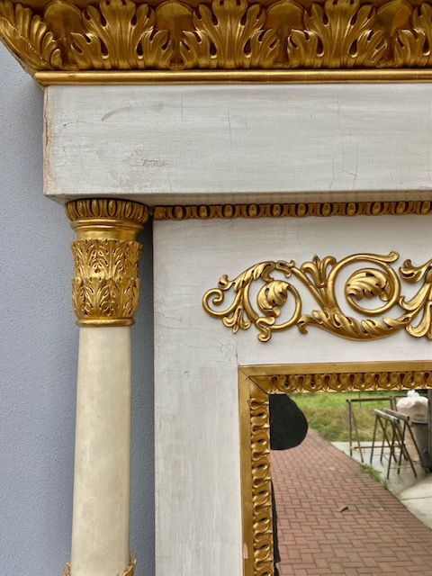 Important Empire Fireplace Mirror - Restored (in progress)_car 3192 - Foto 3
