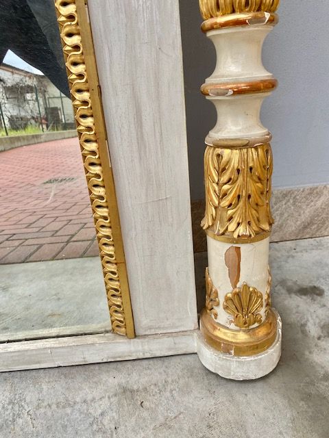 Important Empire Fireplace Mirror - Restored (in progress)_car 3192 - Foto 7