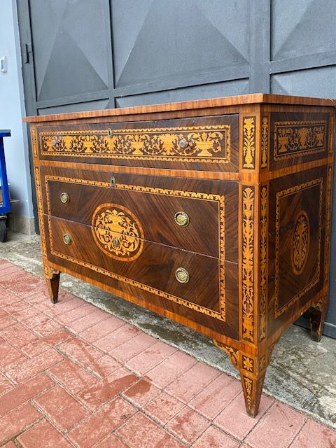 Inlaid Walnut Louis XVI Chest of Drawers - Restored (in progress)_car 3189 - Foto 7