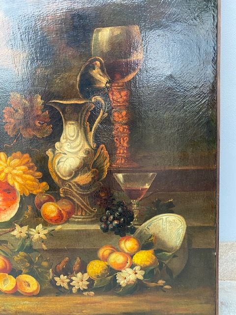 Oil painting on canvas depicting Still Life - Preserved_car 3285 - Foto 1