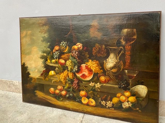 Oil painting on canvas depicting Still Life - Preserved_car 3285 - Foto 2
