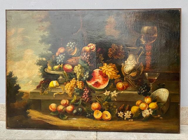 Oil painting on canvas depicting Still Life - Preserved_car 3285 - Foto 3