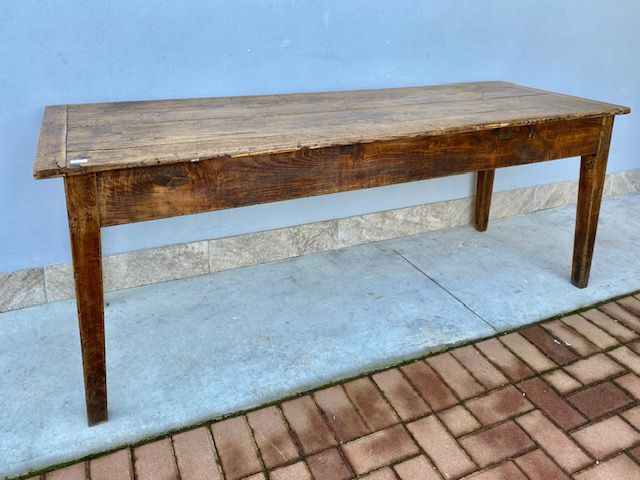 Rustic Chestnut Refectory Table.