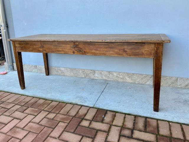 Rustic Chestnut Refectory Table - Restoration (in progress)_car 3183 - Foto 3