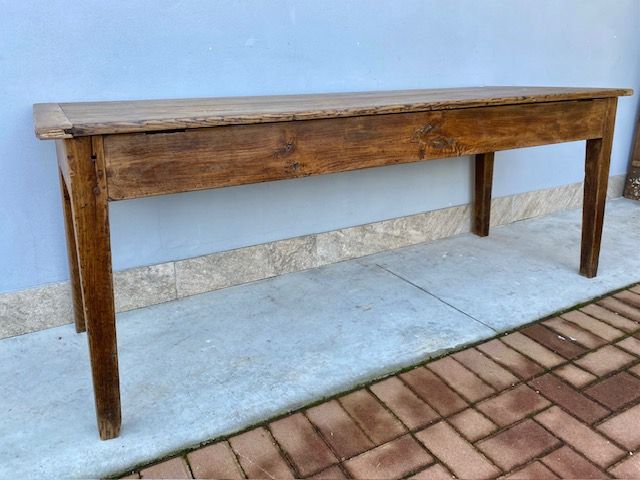 Rustic Chestnut Refectory Table - Restoration (in progress)_car 3183 - Foto 8