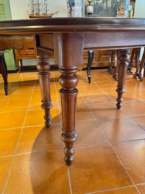 Oval English Extendable Table - Restored_car 3234 - Foto 5