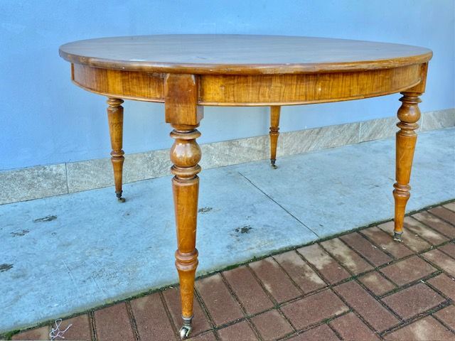 Antique Oval Extendable Table - Restored (in progress)_car 3300 - Foto 3