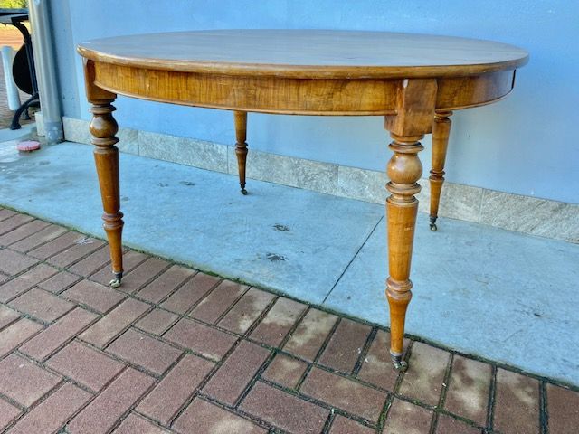 Antique Oval Extendable Table - Restored (in progress)_car 3300 - Foto 4
