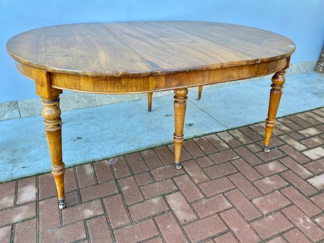 Antique Oval Extendable Table - Restored (in progress)_car 3300 - Foto 8