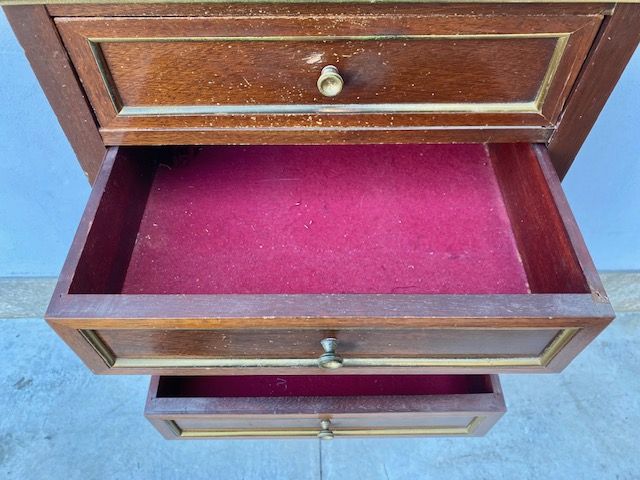 Small 7-Drawer Mahogany Cabinet- Restored (in progress)_car 3304 - Foto 5