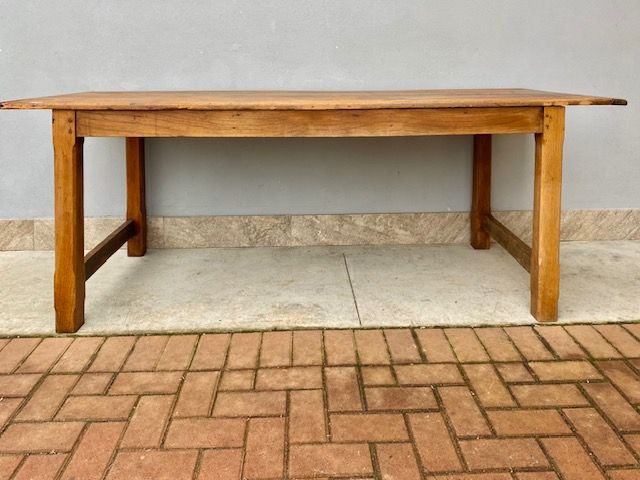 Rustic Oak Refectory Table - Restoration (in progress)_car 3322 - Foto 1