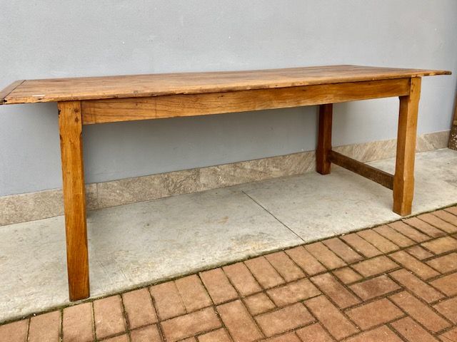 Rustic Oak Refectory Table - Restoration (in progress)_car 3322 - Foto 2