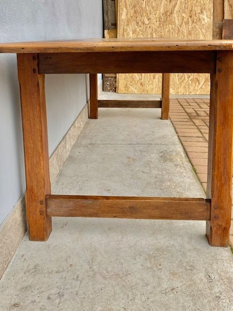 Rustic Oak Refectory Table - Restoration (in progress)_car 3322 - Foto 3
