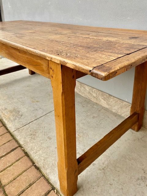 Rustic Oak Refectory Table - Restoration (in progress)_car 3322 - Foto 5