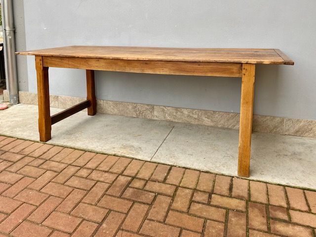 Rustic Oak Refectory Table.