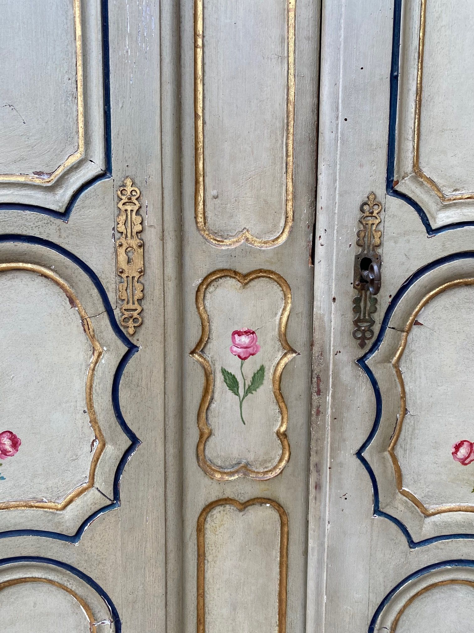 Antique Lacquered Provençal Wardrobe - Restored (in progress)_car 3333 - Foto 6