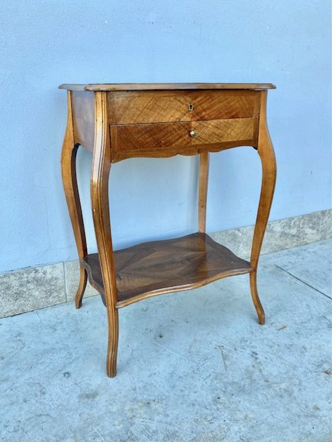 Louis XV-style walnut coffee table - restored (in progress)_car 3346 - Foto 1