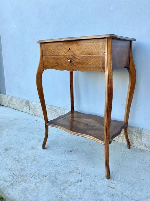 Louis XV-style walnut coffee table - restored (in progress)_car 3346 - Foto 2