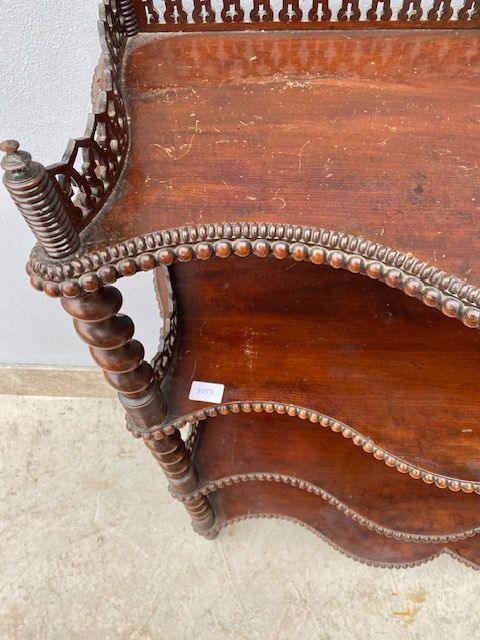 Mahogany Etagere - Restored (in progress)_car 3353 - Foto 7