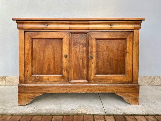 Charles X Solid Walnut Sideboard