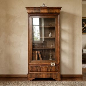 Vetrina/Libreria d'Epoca in Noce - Epoca II metà '800