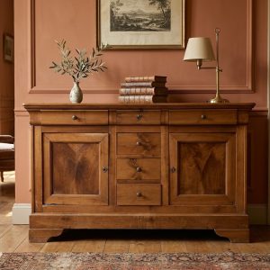 Credenza Antica in Ciliegio con Sei Cassetti - Epoca 1850