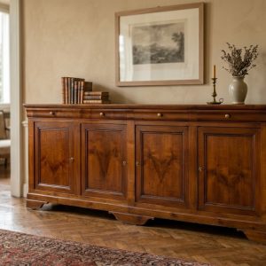 Credenza Carlo X in Ciliegio con 4 Ante - Epoca '800
