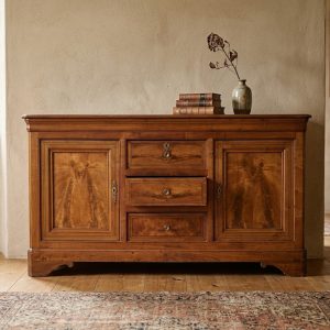 Credenza Carlo X in Ciliegio con Filetti in Ebano - Epoca '800