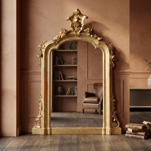 Specchiera Luigi Filippo - Epoca II metà '800 in Legno e Pastiglia