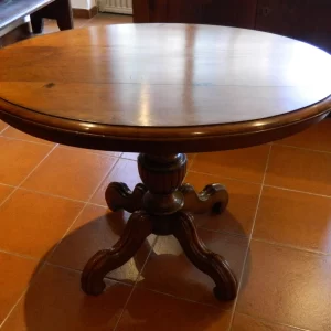 Tavolino Ovale - Epoca 1800 in Legno di Noce