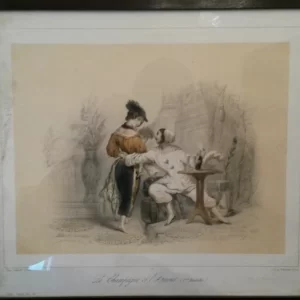 Stampa d'epoca francese della fine del 1800 – Originale