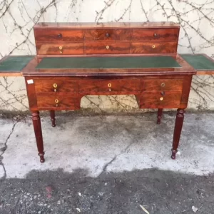Scrittoio Luigi XVI in Mogano e Piuma di Mogano - Epoca 1800