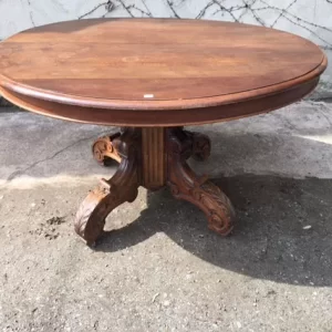 Tavolo Ovale in noce allungabile - Epoca fine '800