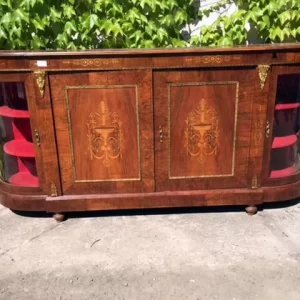Credenza in Noce Intarsiata - Epoca fine '800/primi '900