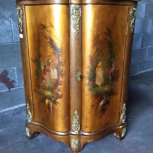Angoliera Francese in Legno Dipinto e Dorato - Epoca '800