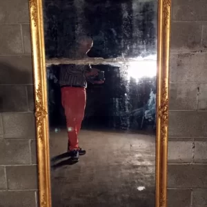 Specchiera Luigi Filippo - Epoca '800 in Legno Dorato