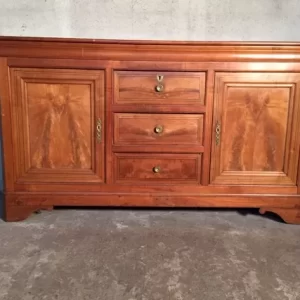 Credenza Carlo X in Ciliegio con Filetti in Ebano - Epoca '800