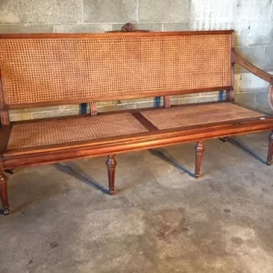 Divano Luigi XVI in Noce - Epoca '800, Restauro in Corso