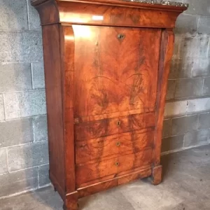 Secretaire Impero a Bretella in Noce - Epoca '800