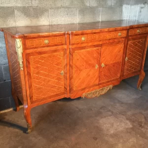 Credenza Luigi XV Palissandro e Bois Rose - Epoca fine '800 prim '900