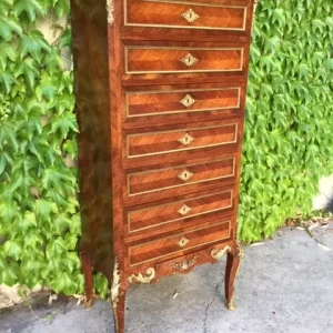 Settimanale Luigi XV in Palissandro - Epoca metà '800